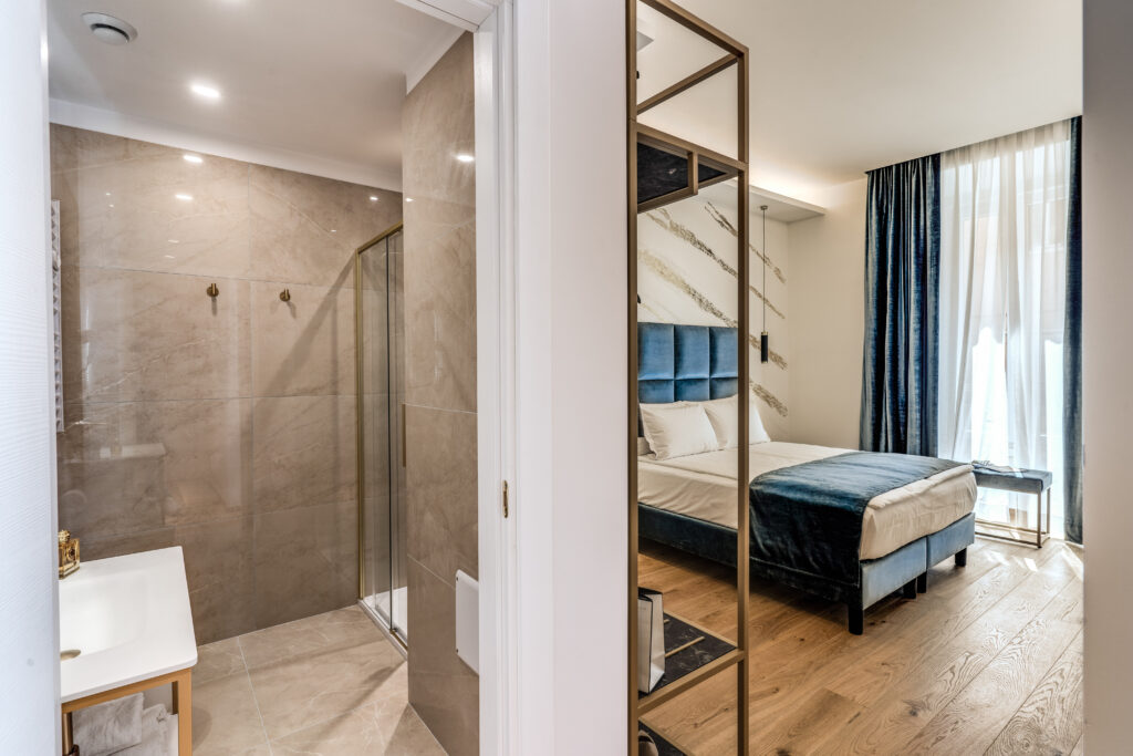 Dettaglio camera boutique hotel goldoni 47